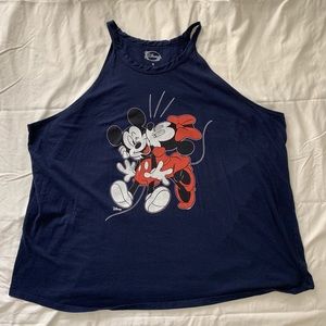 Mickey & Minnie high neck tank top